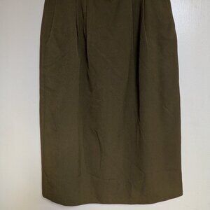 Dress Skirt Olive Green Size 10 by CHEM
